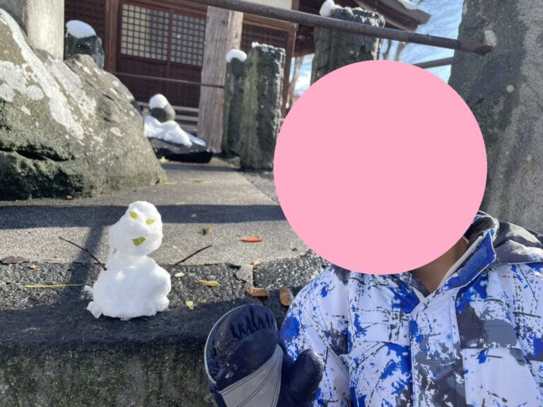 ❄雪が降ったよ~☃