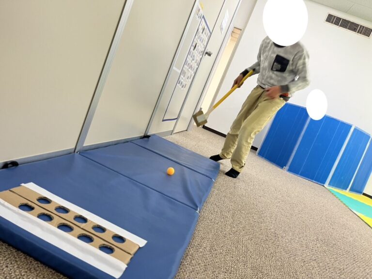 ゴルフのパッティング練習をしました⛳️